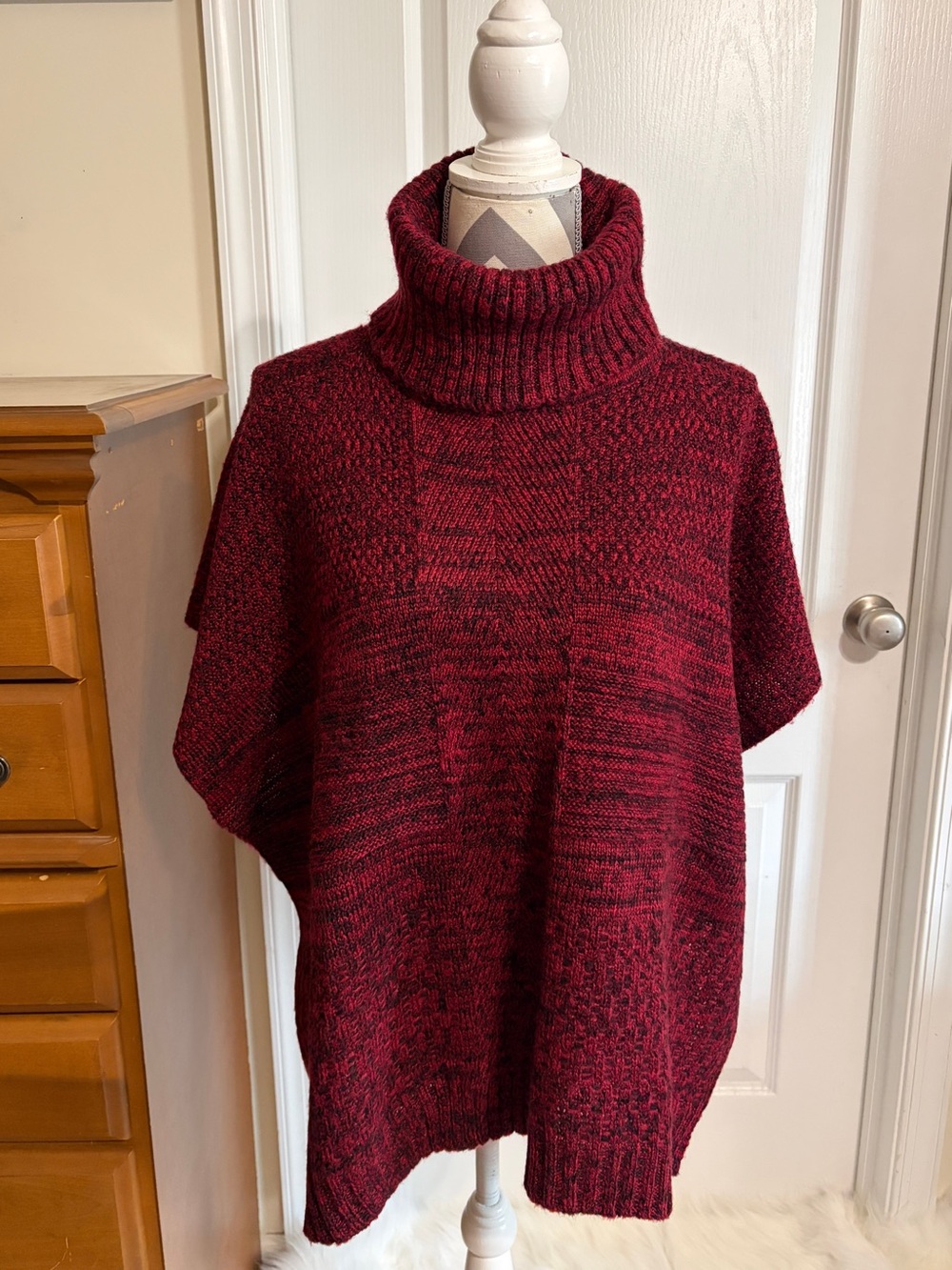 Steve Madden Knit Poncho Sweater